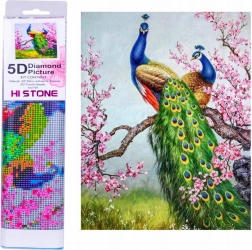 Diamantové malování – pávi 30 × 40 cm
