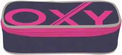 Školní penál Oxybag komfort jednopatrový Blue Line Pink