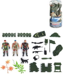 Herní sada vojáků army s doplňky v tubě