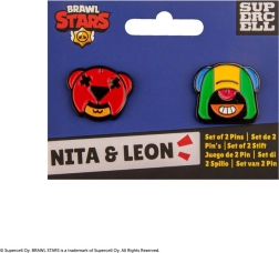 Sada pinů Brawl Stars – Nita a Leon