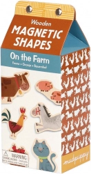 Mudpuppy dřevěná magnetická sada na farmě