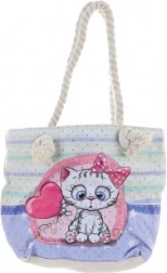 Kabelka přes rameno s motivem kočky