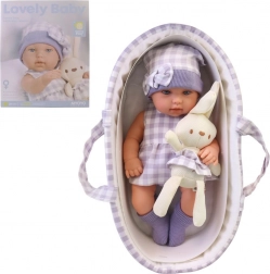 Panenka se zvířátkem 33 cm