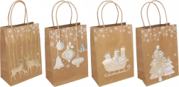 Dárková taška Vánoce M 21 × 27 × 11 cm