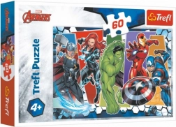 Puzzle 60 dílků - Nezničitelní Avengers Trefl