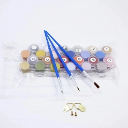 Malování podle čísel s rámem 40 × 30 cm – MOTOR GHOST RIDER