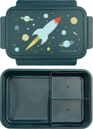 A Little Lovely Company vesmírný box na svačinu s přihrádkami 1,2 l