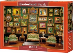 Puzzle 1000 dílků galerie umění – obrazy na stěně