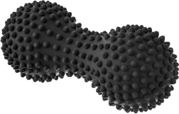 Černý duoball masážní válec