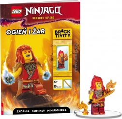 Lego Ninjago: Oheň a žár – interaktivní kniha s minifigurkou Wyldfyre