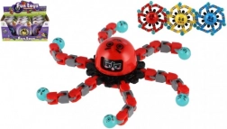 Svítící gyroskopický spinner 7 cm – mechanický antistresový fidget pro děti
