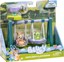 Bluey hrací set houpačky se želvou a figurkou Bingo
