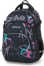 Studentský batoh OXY Scooler Graffiti Pink