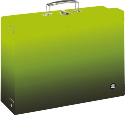 Hranatý lamino kufřík A4 Ombre Oxy Next