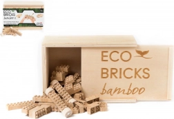 Dřevěná Stavebnice 90 dílků v Krabičce