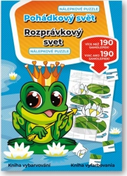 Nálepkové puzzle – pohádkový svět (sešit se samolepkami a omalovánkami) – Svojtka & Co.
