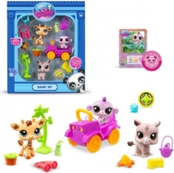 Littlest Pet Shop safari sada se 3 zvířátky