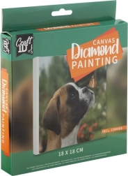 Grafix Diamantové malování Štěně 18x18 cm