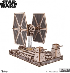 Ugears 3D dřevěná mechanická skládačka Star Wars TIE stíhačka