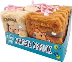 Chlupatý notes přívěsek 10 × 8 cm, balení 12 ks