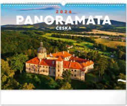 Nástěnný kalendář Panoramata Česka 2026