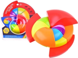 Hlavolam Nautilus – barevná otočná spirála