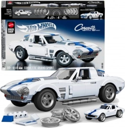 Hot Wheels Brick Shop Corvette Grand Sport stavebnice 1:16, 918 dílků