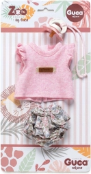 Guca obleček pro opičku miminko Reborn 32 cm s dudlíkem