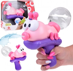 Vodní pistole Robáček plivající vodu