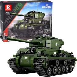 Reobrix stavebnice tank SHERMAN M4A3E8 – licencovaná WORLD OF TANKS, 836 dílků