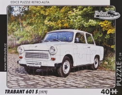 Retro Puzzle Trabant 601 S 40 dílků