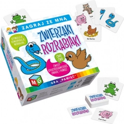 zvířátka rošťáci – paměťová hra pro děti