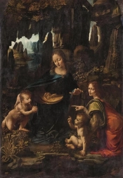 Clementoni Puzzle Muzeum Madona ve skalách 1000 dílků