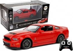 Červené dálkově ovládané auto Ford Shelby GT500