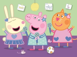 Puzzle miniMAXI 20 dílků PEPPA PIG karaoke – Trefl