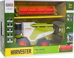 Dětský RC kombajn 1:24 zelený s kouřovým efektem
