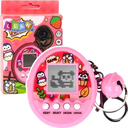Tamagotchi přívěsek Pet Egg růžový – elektronická hra pro děti