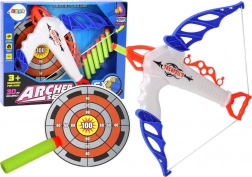 Luk s Terčem Na Pěnové Šipky s Přísavkou, 6 Ks