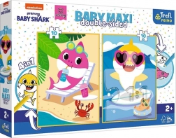 Dětská puzzle Baby Shark 2x10 dílků Veselý den žraloka