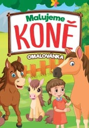 Malujeme koně – omalovánka pro děti
