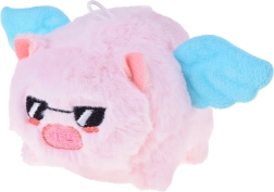 Roztomilý plyšový přívěsek prasátko s točícím ocáskem a píšťalkou