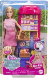 Barbie Malibu nákupní herní set s panenkou