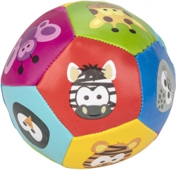 Barevný měkký míček se zvířátky