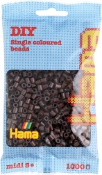 Hnědé zažehlovací korálky 5 mm – 1000 ks