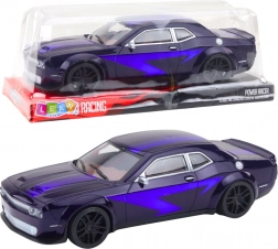 Sportovní závodní auto s třecím pohonem – tmavě fialové