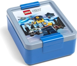 Lego City box na svačinu modrý