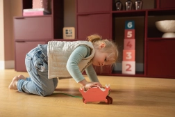 Tahací dřevěný krab