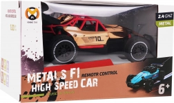 Zlaté kovové autíčko na dálkové ovládání