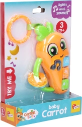 Hračka mrkvička s efekty 16 cm CAROTINA
