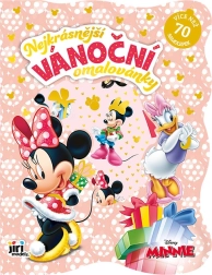 Vánoční omalovánky se samolepkami Minnie